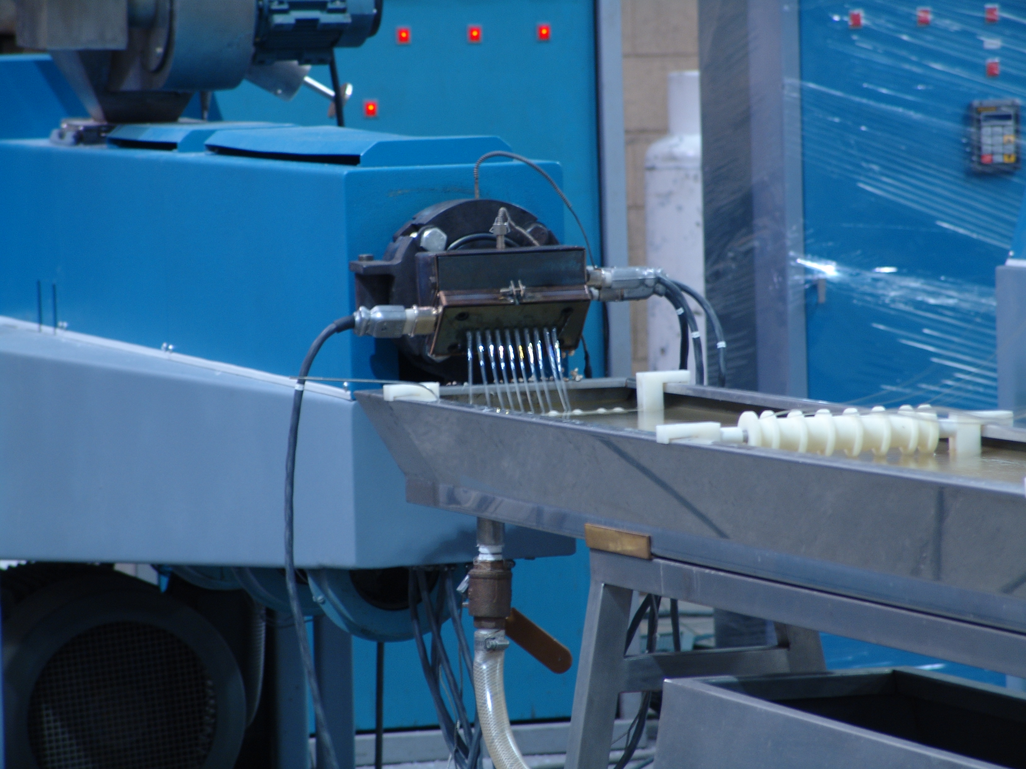 Proceso de extrusión en vivo